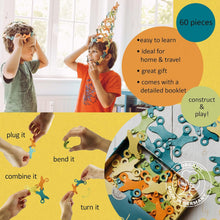 Children playing with Binabo construction set