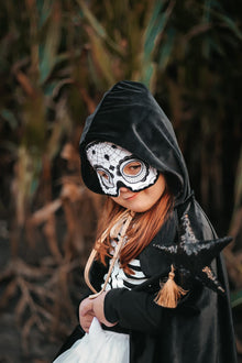 "Black Halloween" Skull Mask - cotton for open-ended play - Title: Default Title