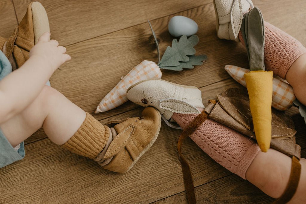 Chai  Bunnies // Cute Critters Leather Shoes Baby and Toddler Bunny