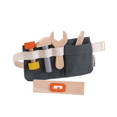 Children's Tool Belt - Plan Toys - wood, rubber Pretend Play for open-ended play - Title: Default Title