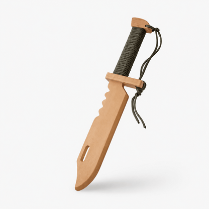 Children's Wooden Toy Survival Knife