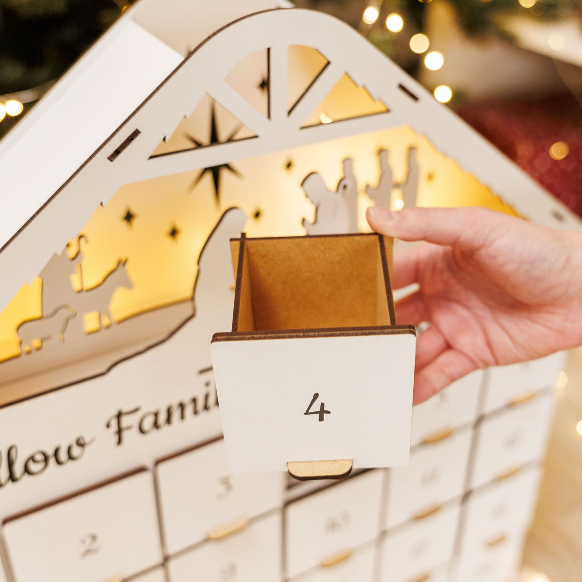 Christmas Advent Calendar - White