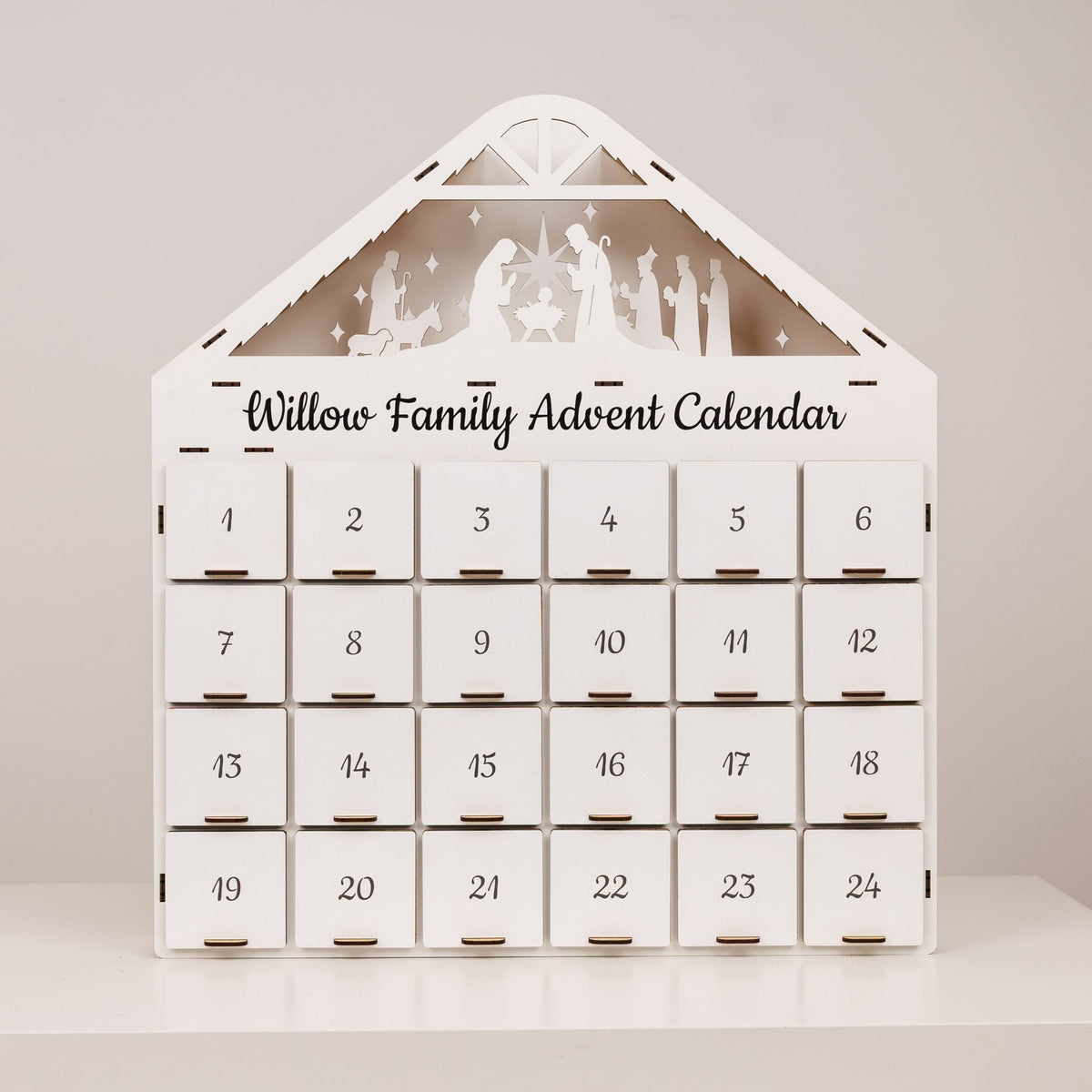 Christmas Advent Calendar - White