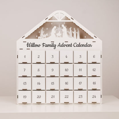 Christmas Advent Calendar - White
