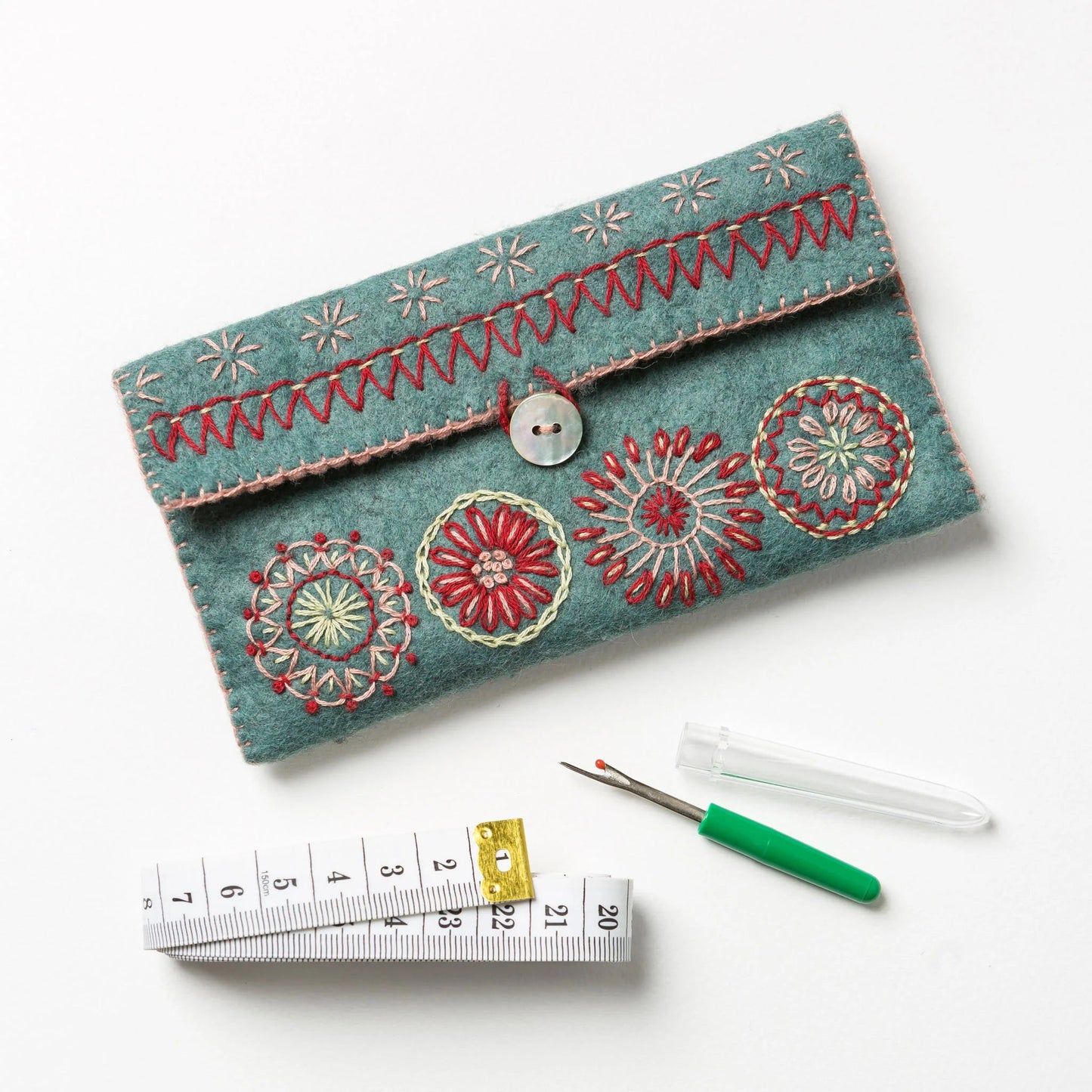 Corinne LaPierre Wool Mix Felt Craft Kit - Sewing Pouch - cotton, wool, felt Art & Craft Kits for open-ended play - Title:...