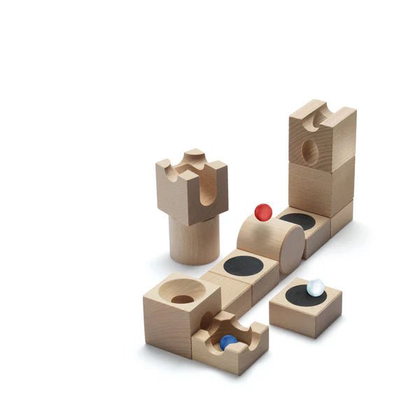 Cuboro Extension Set - JUMP Marble Run - wood Blocks for open-ended play - Title: Default Title