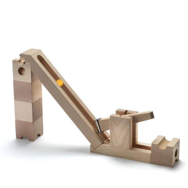 Cuboro Extension Set - KICK Marble Run - wood Blocks for open-ended play - Title: Default Title