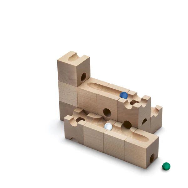 Cuboro Extension Set - Trick Marble Run - wood Blocks for open-ended play - Title: Default Title