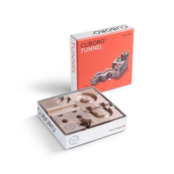 
                  
                    Cuboro Extension Set - Tunnel Marble Run - wood Blocks for open-ended play - Title: Default Title
                  
                