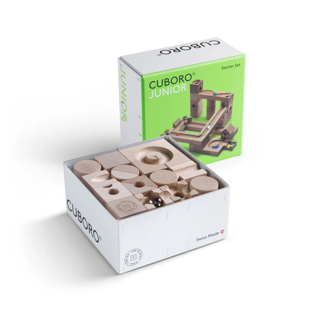 Cuboro Marble Run - Junior Starter Set - wood for open-ended play - Title: Default Title