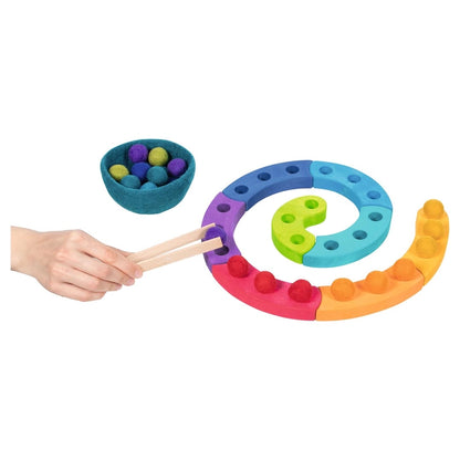 Color Sorting Game and Advent Spiral by Goki