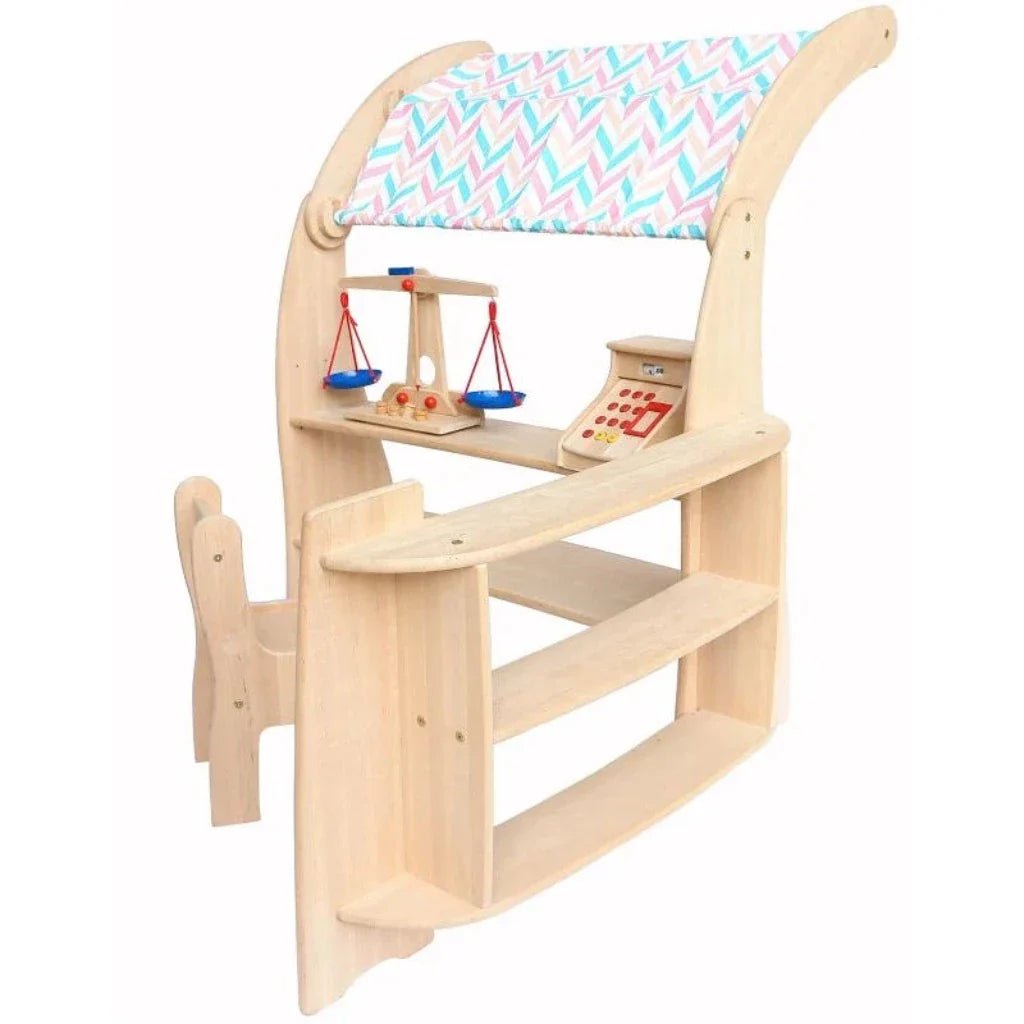 Drewart Waldorf Style Playstand and Playshop - wood, natural Furniture for open-ended play - Title: Default Title