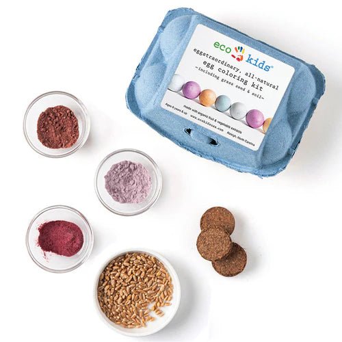 Eco-Kids Egg Coloring & Seed Growing Kit - natural Face Paint for open-ended play - Title: Default Title