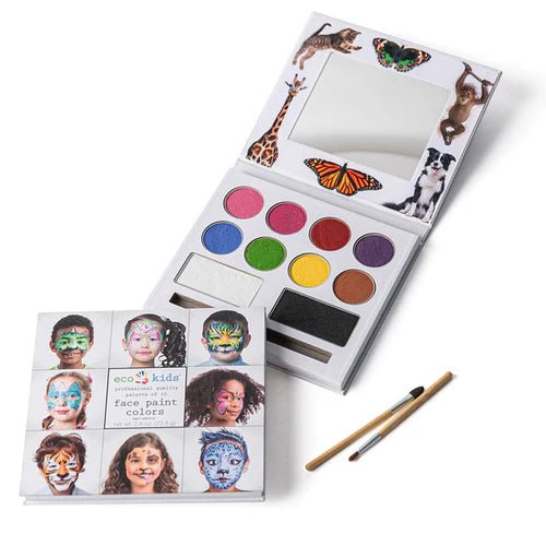 Eco-Kids Face Paint Colors with 10 Colors - natural for open-ended play - Title: Default Title