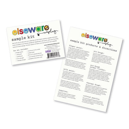 Elseware Unplug sample kit content card and instructions