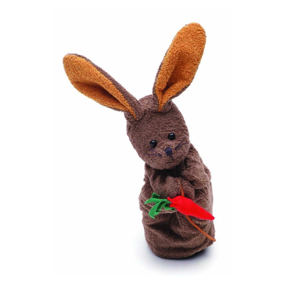 Emil the Rabbit Hand Puppet - cotton Hand Puppets for open-ended play - Title: Default Title