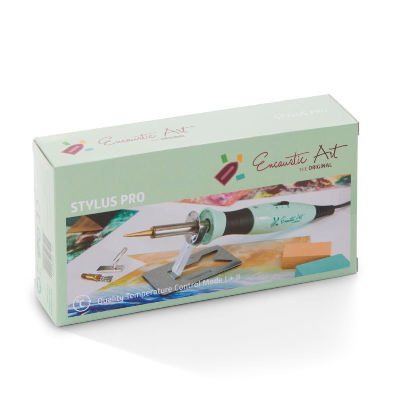 Box of Encaustic Art Stylus Pro on a white background