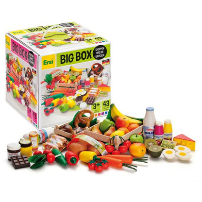 Erzi Big Box Wooden Play Food Set - wood Pretend Play for open-ended play - Title: Default Title