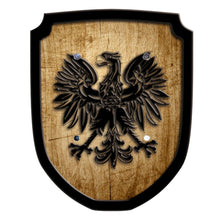 Escutcheon Wooden Play Shield - Eagle - wood, leather Pretend Play for open-ended play - Title: Default Title
