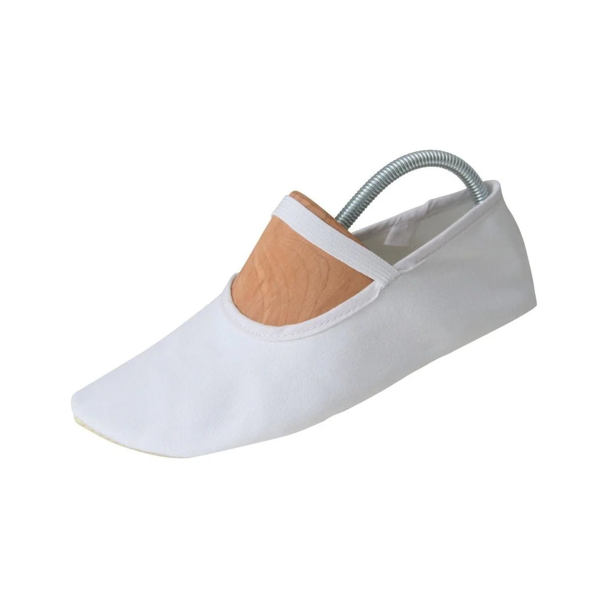 Eurythmy Gymnastic Cotton Dance Shoes (White) - cotton, natural, rubber for open-ended play - Shoe size: 24