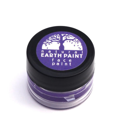 Natural Earth Paint jar in purple on a white background