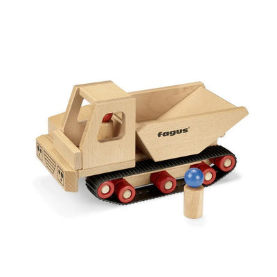 Fagus - Caterpillar Dumper - wood Vehicles for open-ended play - Title: Default Title