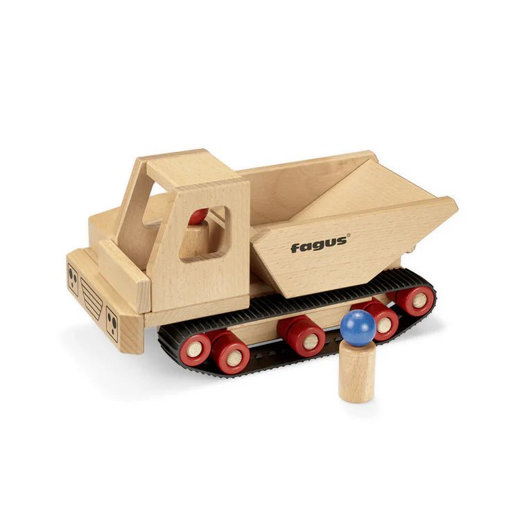Fagus - Caterpillar Dumper - wood Vehicles for open-ended play - Title: Default Title