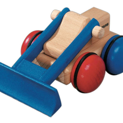 Fagus Wooden Bulldozer - wood, rubber Vehicles for open-ended play - Title: Default Title