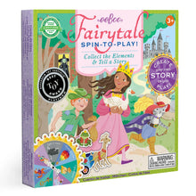 Box of eeBoo Fairytale Spin-to-Play game with characters and elements on a colorful background