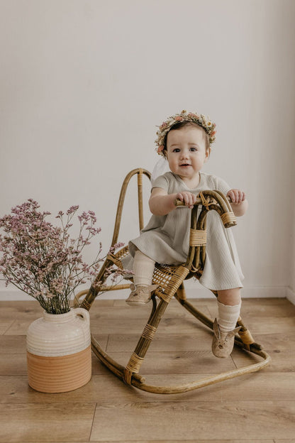 Flax Bunnies // Cute Critters Leather Shoes Baby and Toddler Bunny