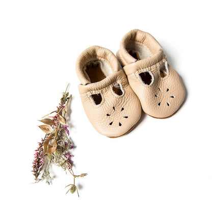 Flax T-strap Shoes Baby and Toddler