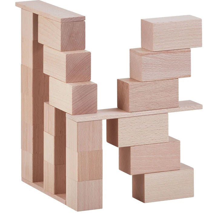 Haba Clever Up! Building Block System 3.0 - wood, cotton, natural Blocks for open-ended play - Title: Default Title
