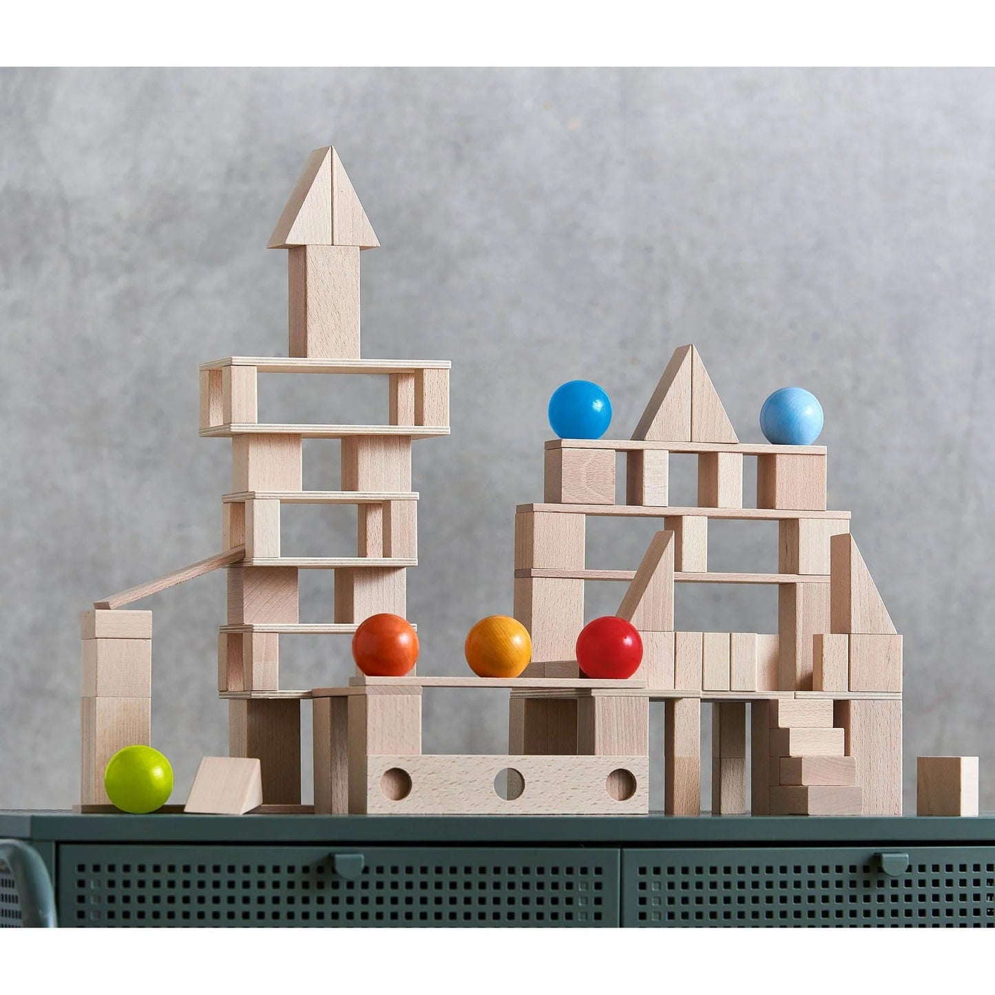 Haba Clever Up! Building Block System 4.0 - wood, cotton, natural Blocks for open-ended play - Title: Default Title