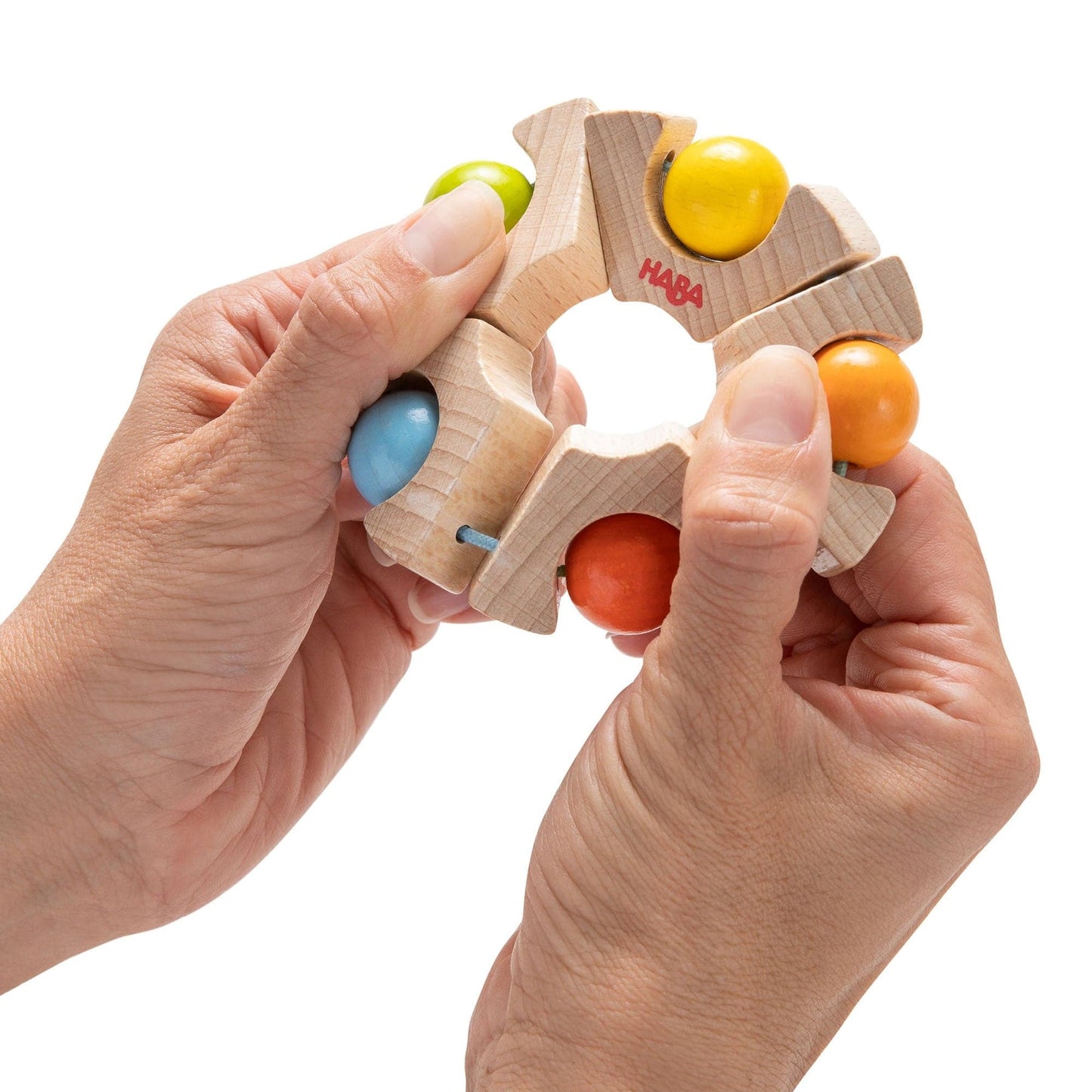 
                  
                    Haba Haba Ball Wheel Grasping Toy - blueottertoys-HB306692
                  
                