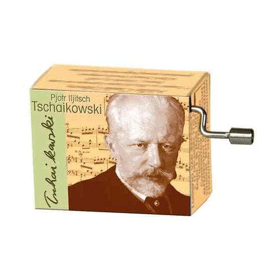 Music box with a portrait of Pyotr Tchaikovsky