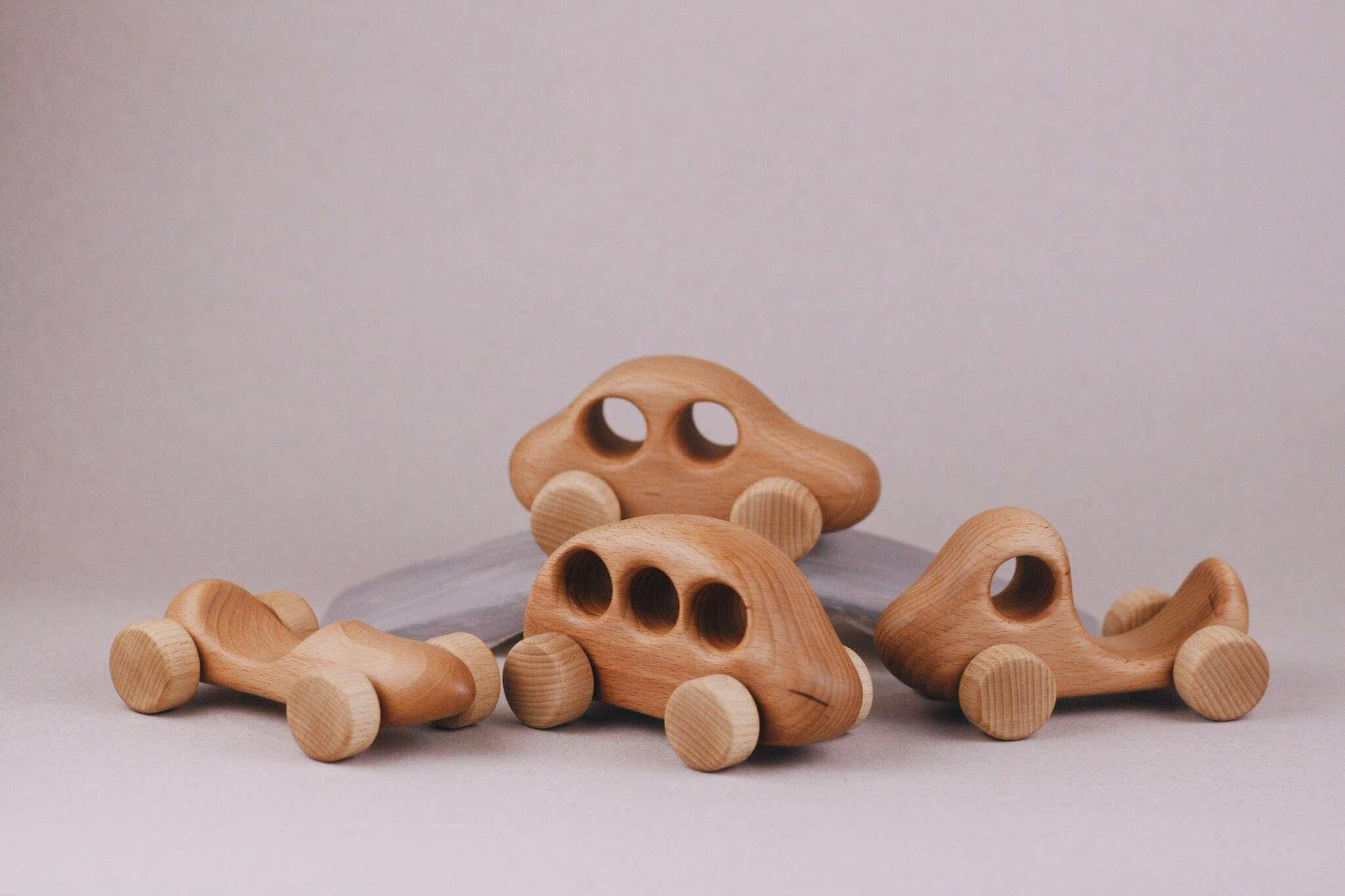 Handmade Wooden Simple Car | Vehicles- Blue Otter Toys