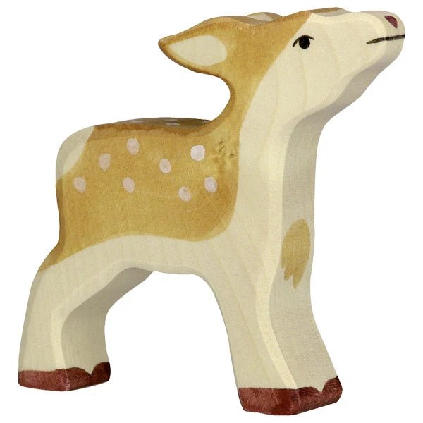 Holztiger Wooden Animal Figure - Fawn - wood Wooden Figures for open-ended play - Title: Default Title