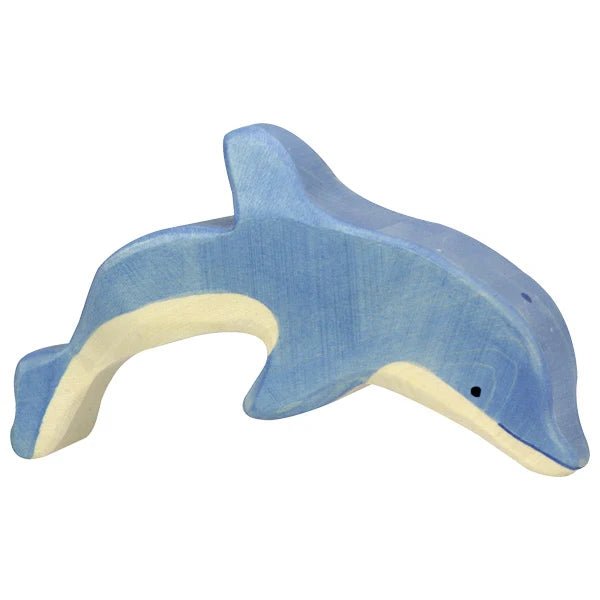 Holztiger Wooden Figure - Dophin Jumping - wood Wooden Figures for open-ended play - Title: Default Title