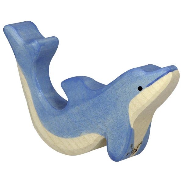Holztiger Wooden Figure - Dophin, Small - wood Wooden Figures for open-ended play - Title: Default Title