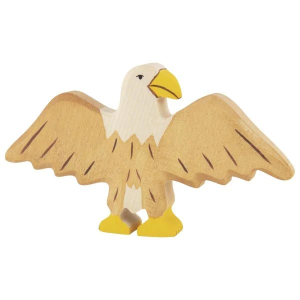 Holztiger Wooden Figure - Eagle - wood Wooden Figures for open-ended play - Title: Default Title