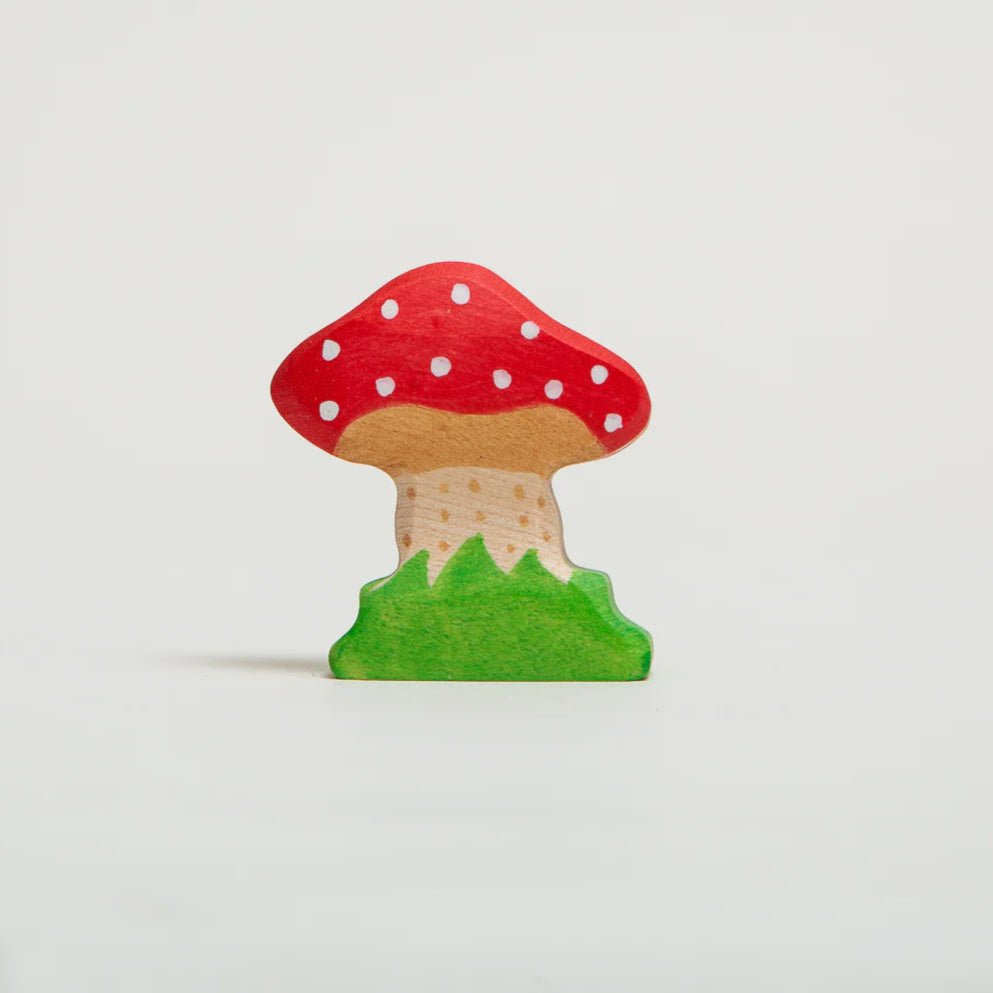 Large wooden toadstool