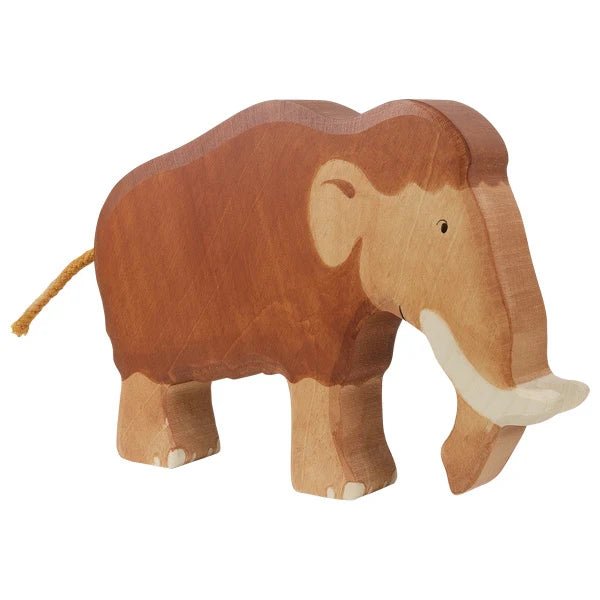 Holztiger Wooden Figure - Mammoth - wood, natural Wooden Figures for open-ended play - Title: Default Title