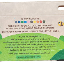 Honeysticks original crayons swatches