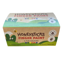Honeysticks fingerpaint packaging on a white background