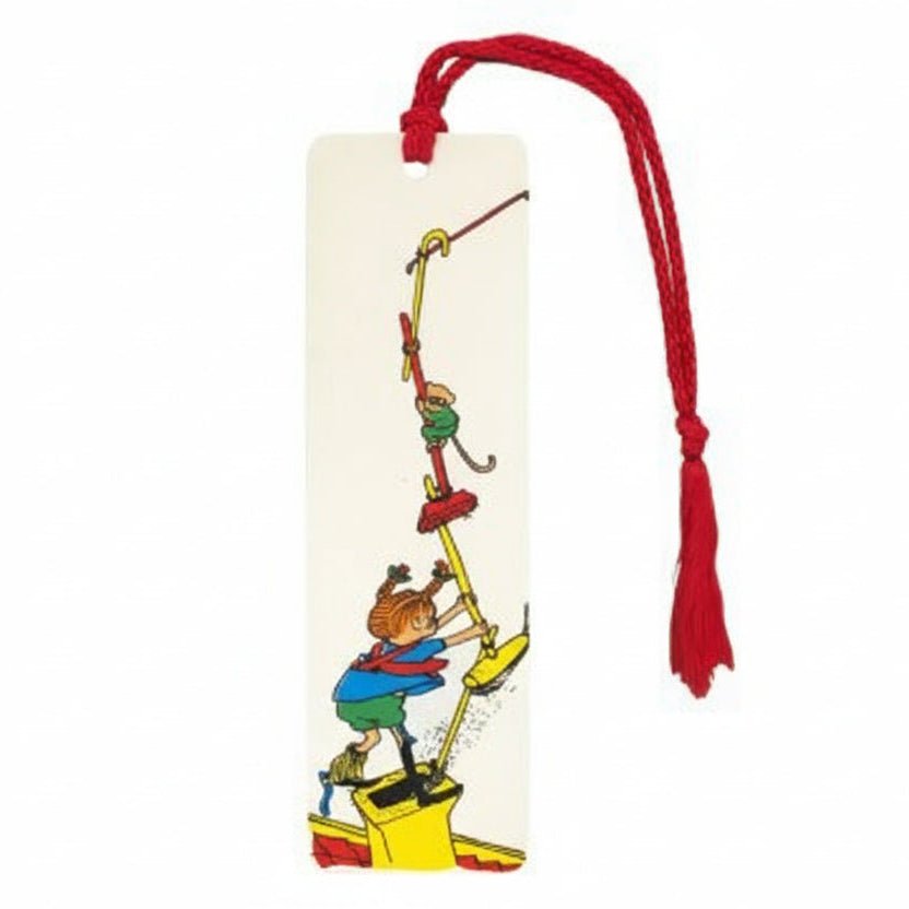 Bookmark with illustration of Pippi chimney sweeping