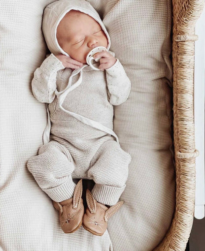 Pink Bunnies // Cute Critters Leather Shoes Baby and Toddler Bunny