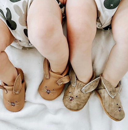 Oat Bunnies // Cute Critters Leather Shoes Baby and Toddler Bunny