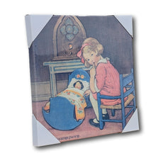 jessie willcox smith stretched canvas girl with cradle