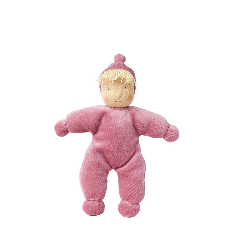 Kathe Kruse Waldorf Doll, LOLO Rose - cotton, wool, natural Stuffed Animals for open-ended play - Title: Default Title
