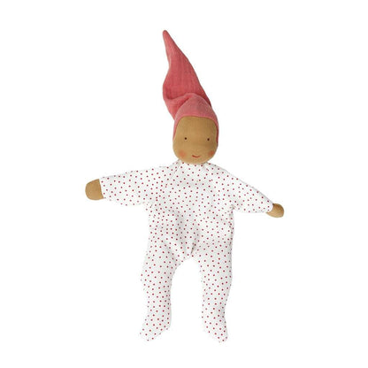 Kathe Kruse Waldorf Doll, NINI darling  8-1/4" - cotton, wool Stuffed Animals for open-ended play - Title: Default Title